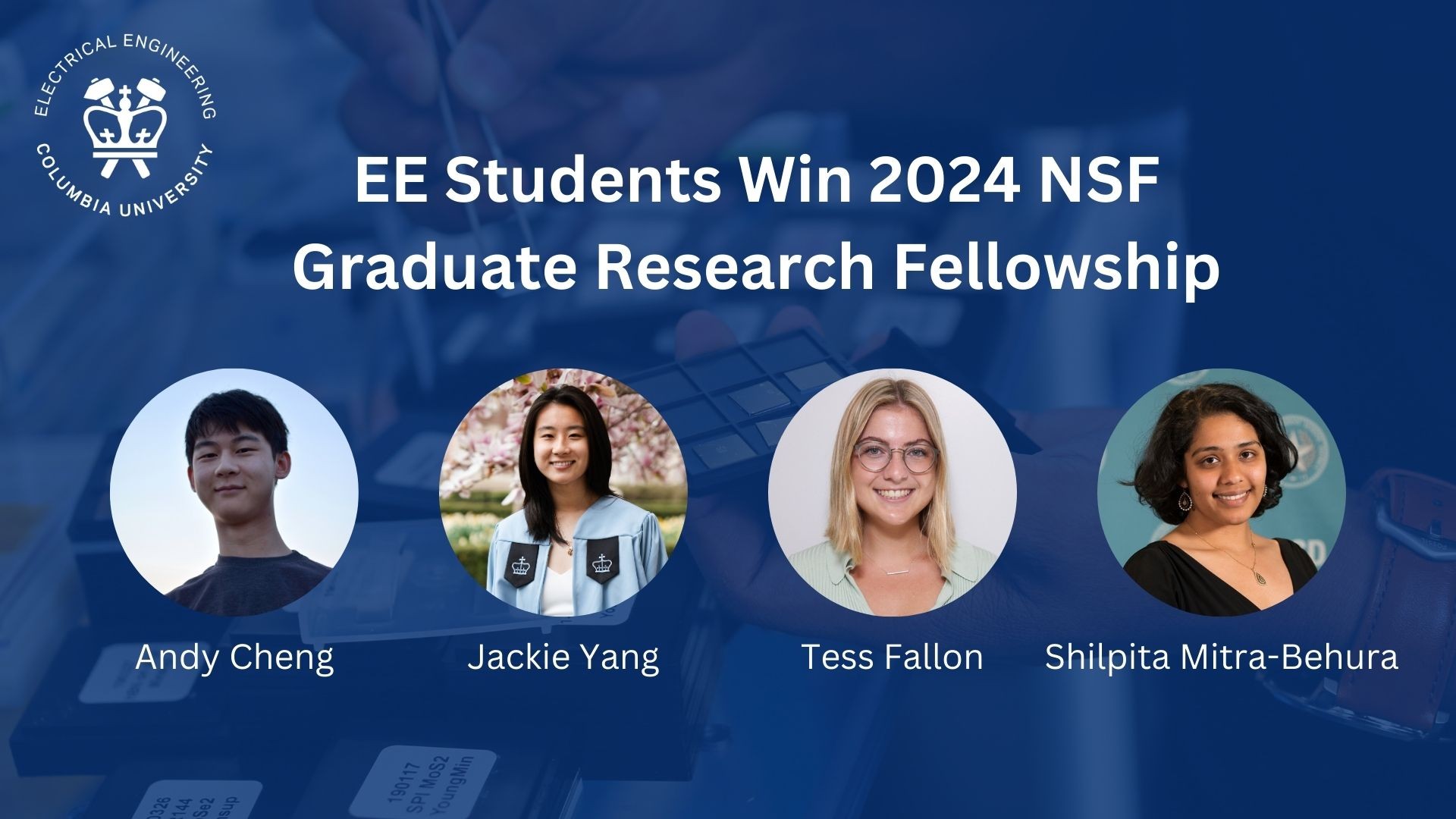 Students Win 2024 NSF Graduate Research Fellowship